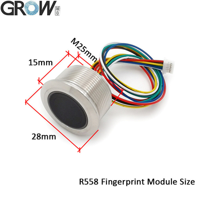 GROW KS220-L+R558 DC30-75V Fingerprint Control Board 2 Relays Admin/User Funtion Self-Locking/Jog/Ignition Mode