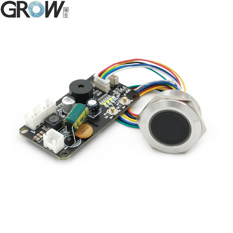 GROW KS220-L+R558 DC30-75V Fingerprint Control Board 2 Relays Admin/User Funtion Self-Locking/Jog/Ignition Mode