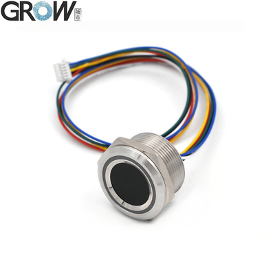 GROW R503-M22 DC3.3V 200 Kapasitas Bulat RGB Ring Indikator LED Kontrol Kapasitif Modul Sidik Jari Sensor Scanner