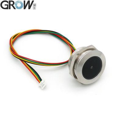 GROW GM60 Stainless Steel LED Control Ring Indicator Light UART Interface 1D/2D Barcode QR Code Barcode Reader Module