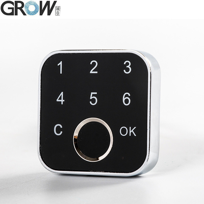 GROW G16 sidik jari Electric Cabinet Drawer Lock Keypad Dengan Dua Metode Pemasangan Untuk Kantor Home Bank