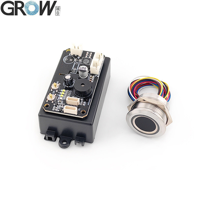 GROW KS220-S+R503 DC12V Papan Kontrol Akses Sidik Jari Dua Relai Dengan Mode Self-locking/Ignition/Jog Dengan Admin/Pengguna