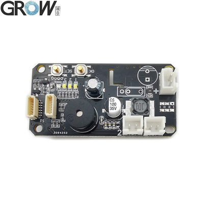 Papan Kontrol Akses Sidik Jari Output Dua Relay GROW KS220-S DC12V Dengan Mode Self-locking/Ignition/Jog Dengan Admin/Pengguna