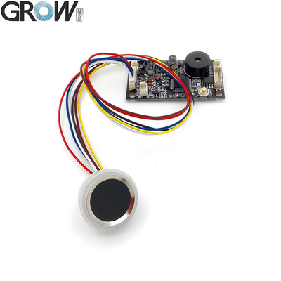 GROW KS200+R502-F 4*Baterai AA DC3.7V-6.5V Papan Kontrol Sidik Jari KS200 Dengan Modul Sidik Jari Kecil Tahan Air R502-F