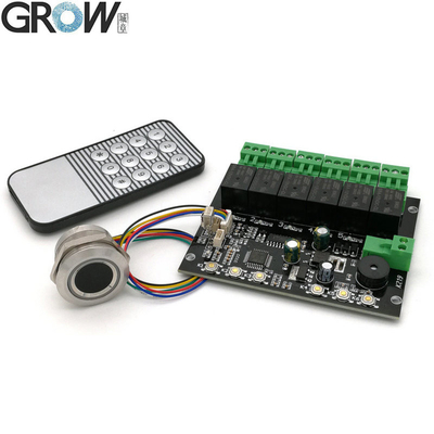 Papan Kontrol Sidik Jari Inframerah yang Dapat Diprogram GROW K219-A+R503 Kontrol Sakelar Waktu Relai