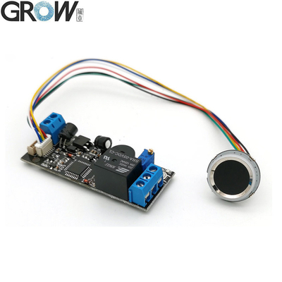 GROW K202+R502-A DC12V Konsumsi Daya Rendah Fingerprint Access Control Board+R502-A Small Ring LED Fingerprint Module