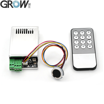 Papan Kontrol Akses Sidik Jari Jarak Jauh Keluaran Relay GROW KL216+R502-A Dengan Mode Jog/Mode Pengapian/Self-locking