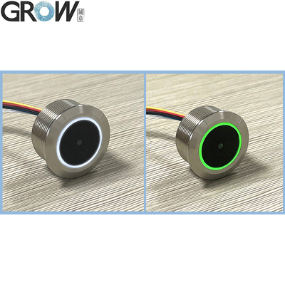 GROW GM861 UART/USB Interface 1D/2D Barcode QR Code Barcode Scanner Modul Dengan Stang Baja Berlapis Putih Hijau LED